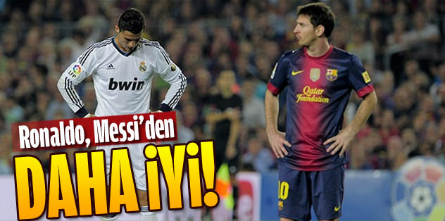 Ronaldo, Messi'den daha iyi