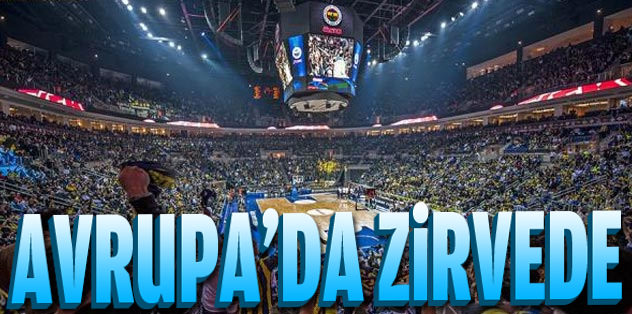Tribünü de Avrupa'nın zirvesinde