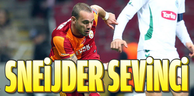 Sneijder sevinci