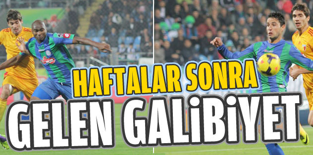Kayserispor haftalar sonra kazandı