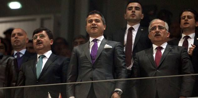 Bakan ile başkan birlikte seyretti