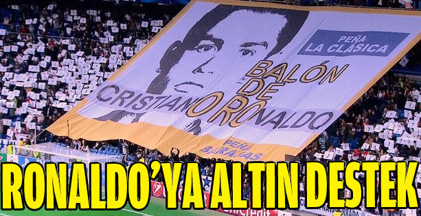 Ronaldo'ya altın destek