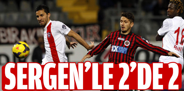 Sergen 2'de 2 yaptı