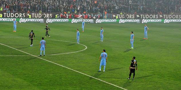 Trabzonspor'dan tarihi protesto