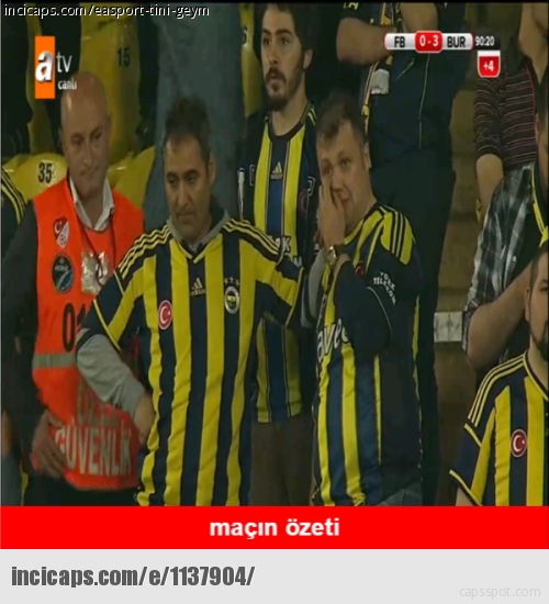 Fenerbahçe-Bursaspor caps'leri