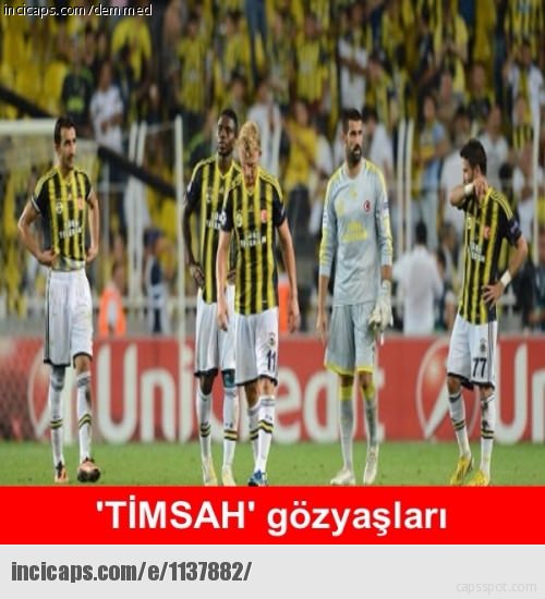 Fenerbahçe-Bursaspor caps'leri