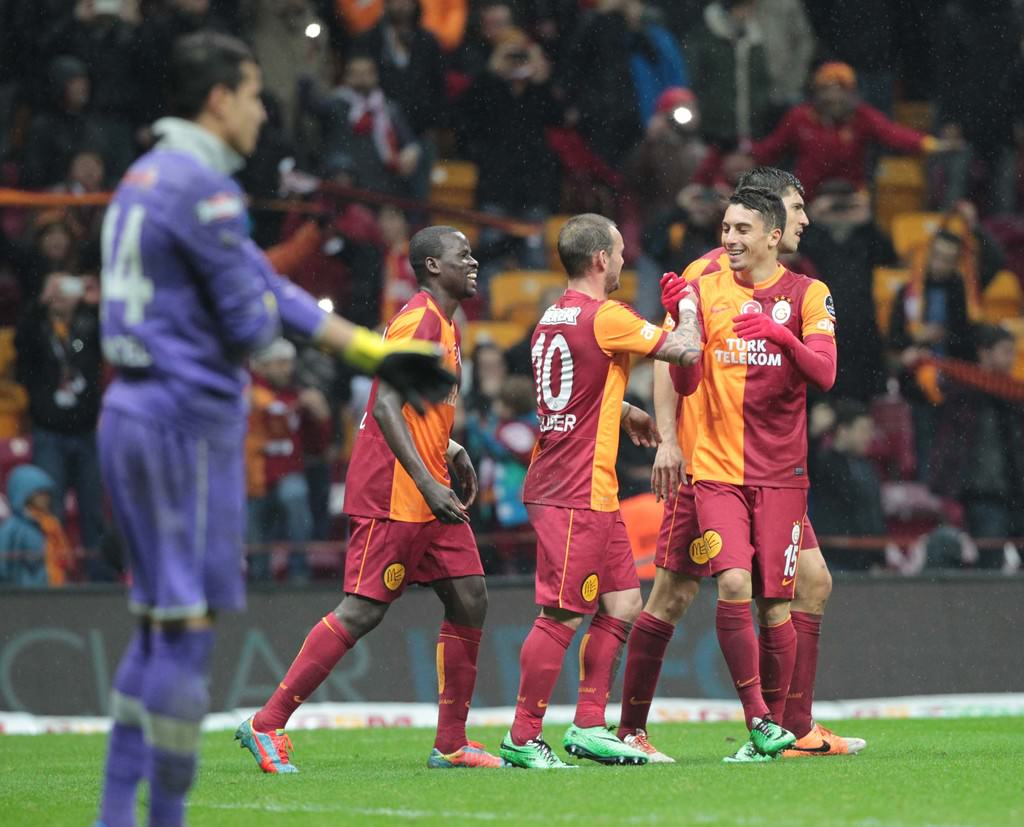 Galatasaray gol oldu yağdı