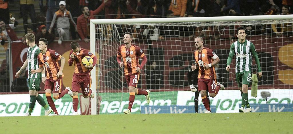 G.Saray-Bursaspor maçından özel kareler